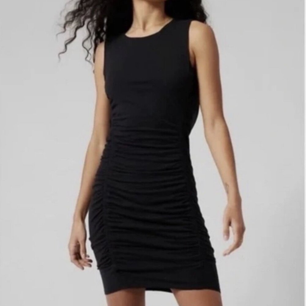 Athleta Bodycon Stella Dress Black Size XS